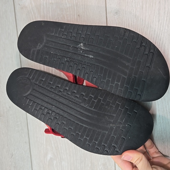 Mephisto Women's Red Leather Strappy Platform  Sandals Shoes Sz 38/8 - Picture 11 of 13